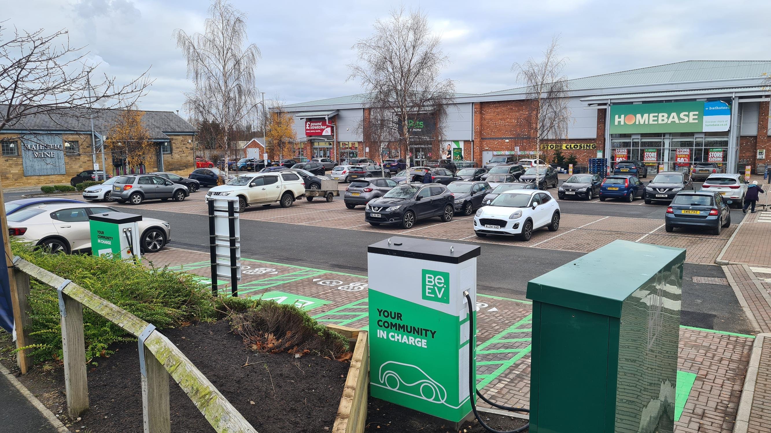 Be.EV at the Tyne Valley retail park