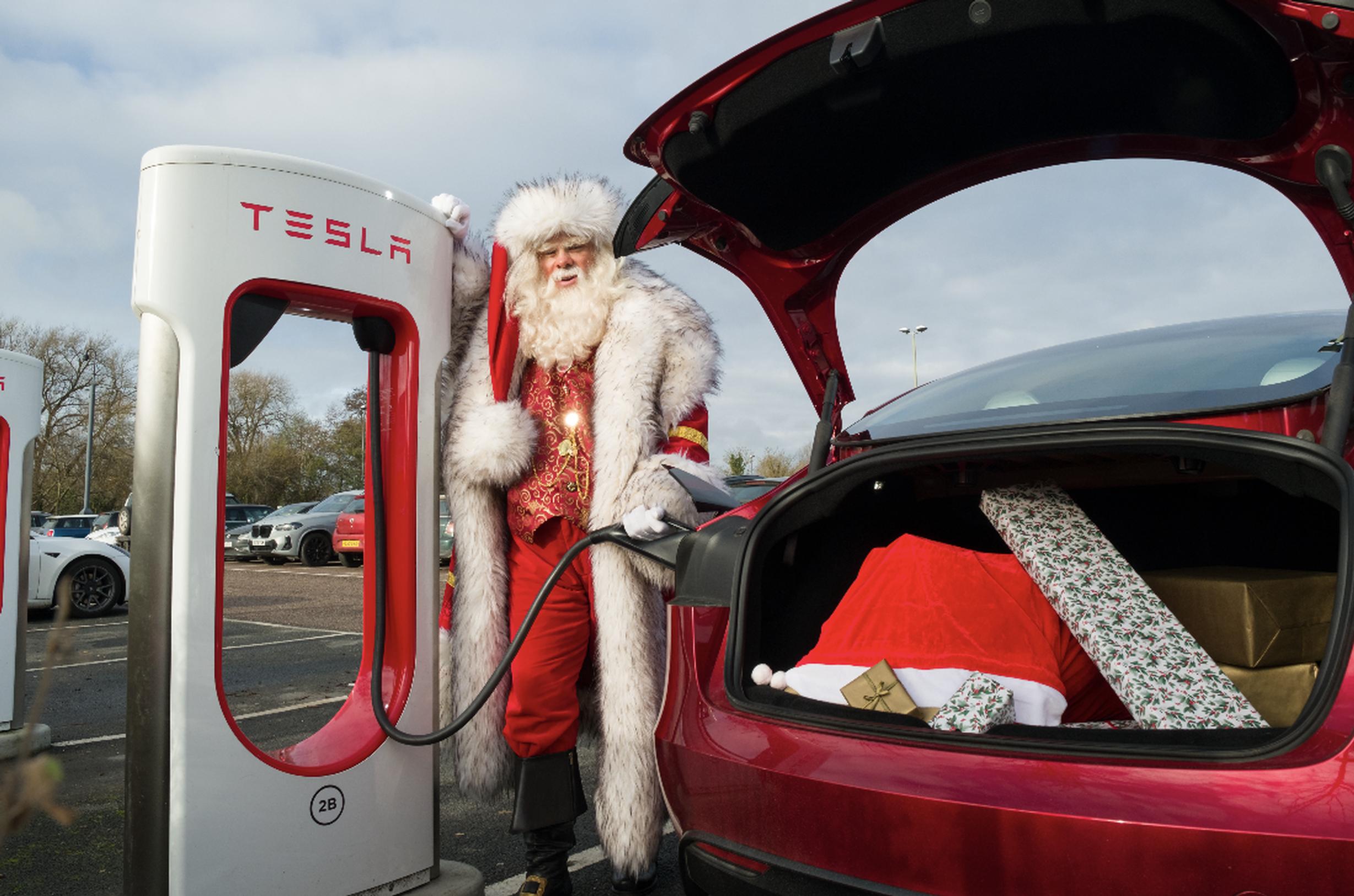 Santa Claus has gone electric