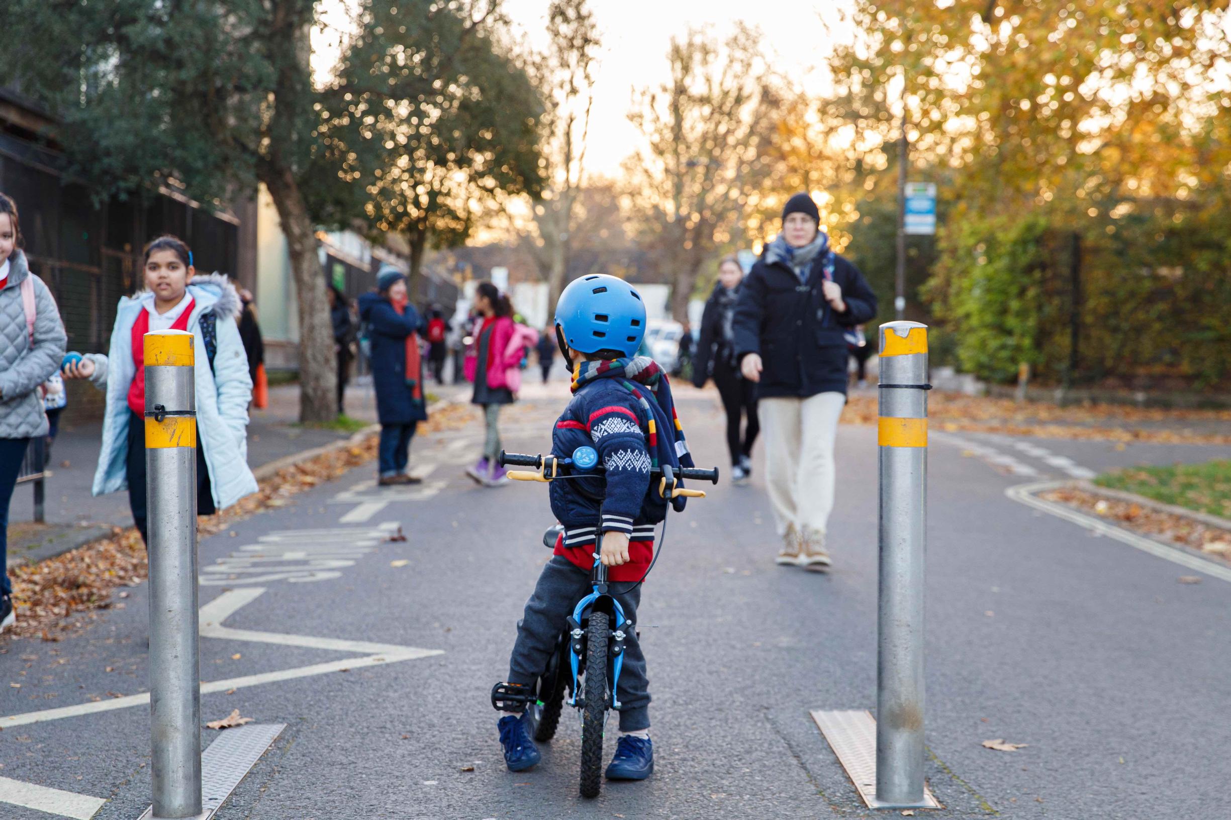 Solve the School Run is calling for more School Streets that have timed closures around drop off and pick up times. PIC: Alice Bing