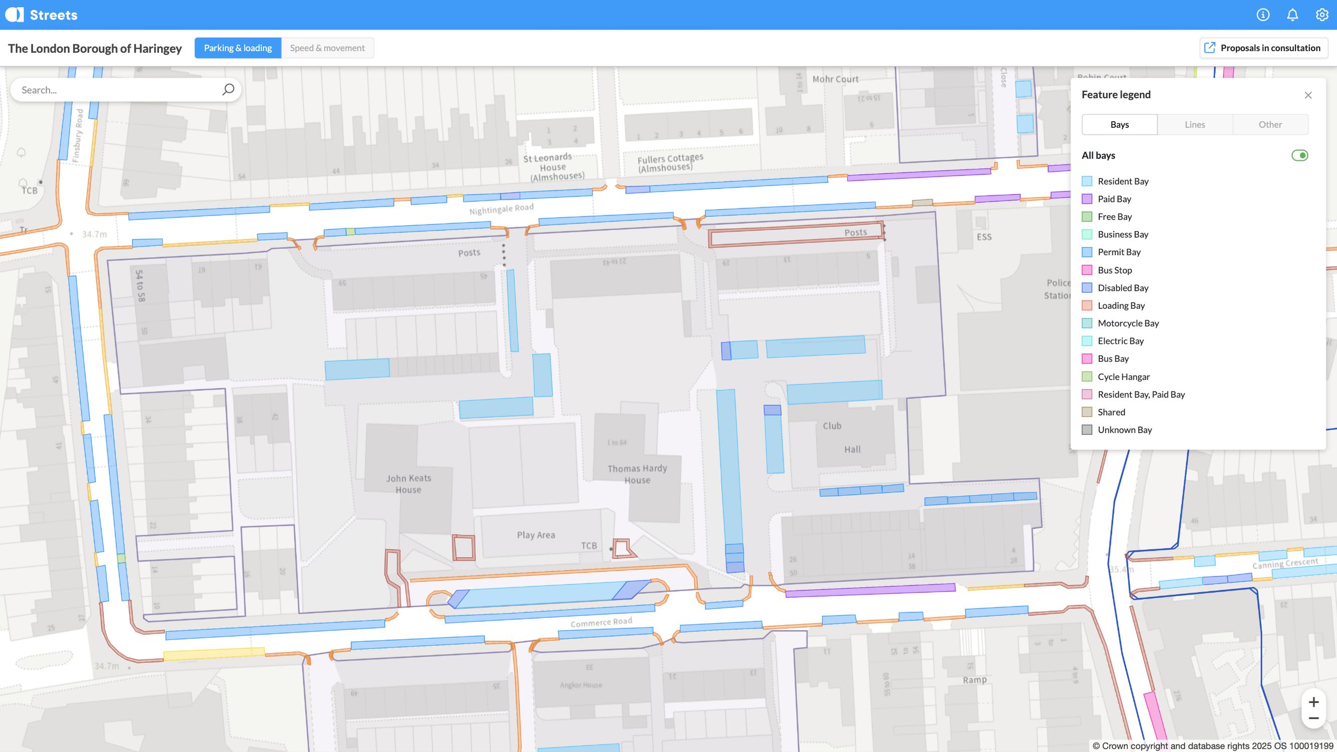 AppyWay Off-Street Module Estates vuew