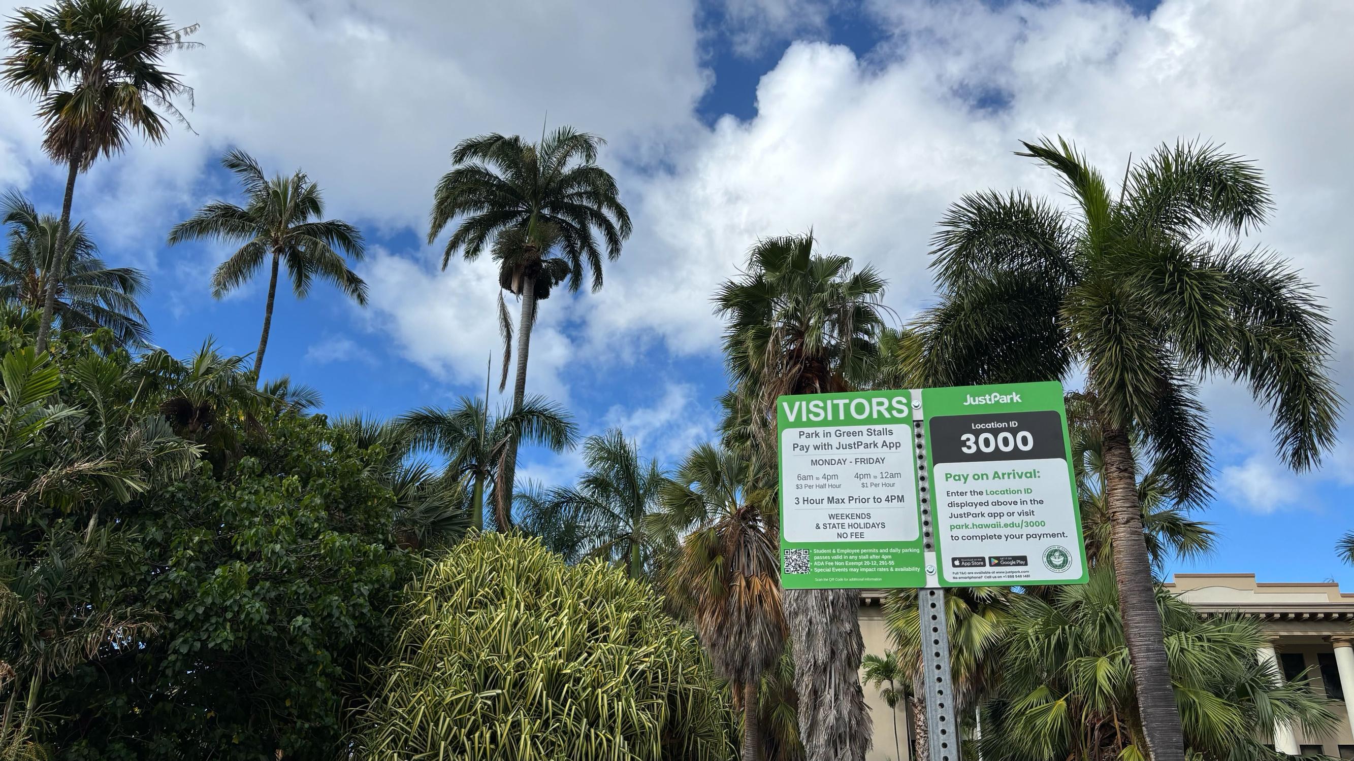 Parking at the University of Hawaii