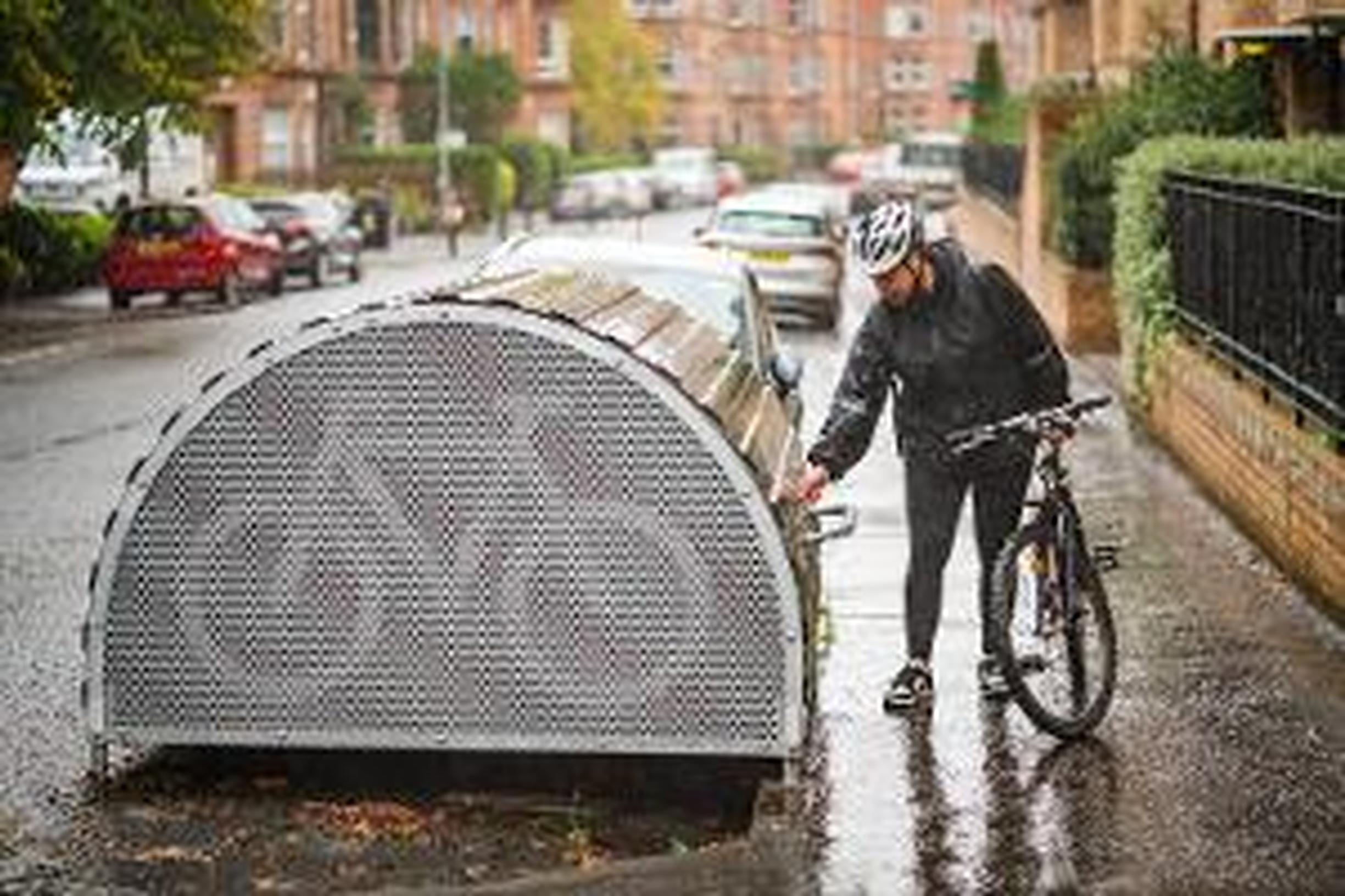 A Cyclehoop bikehangar