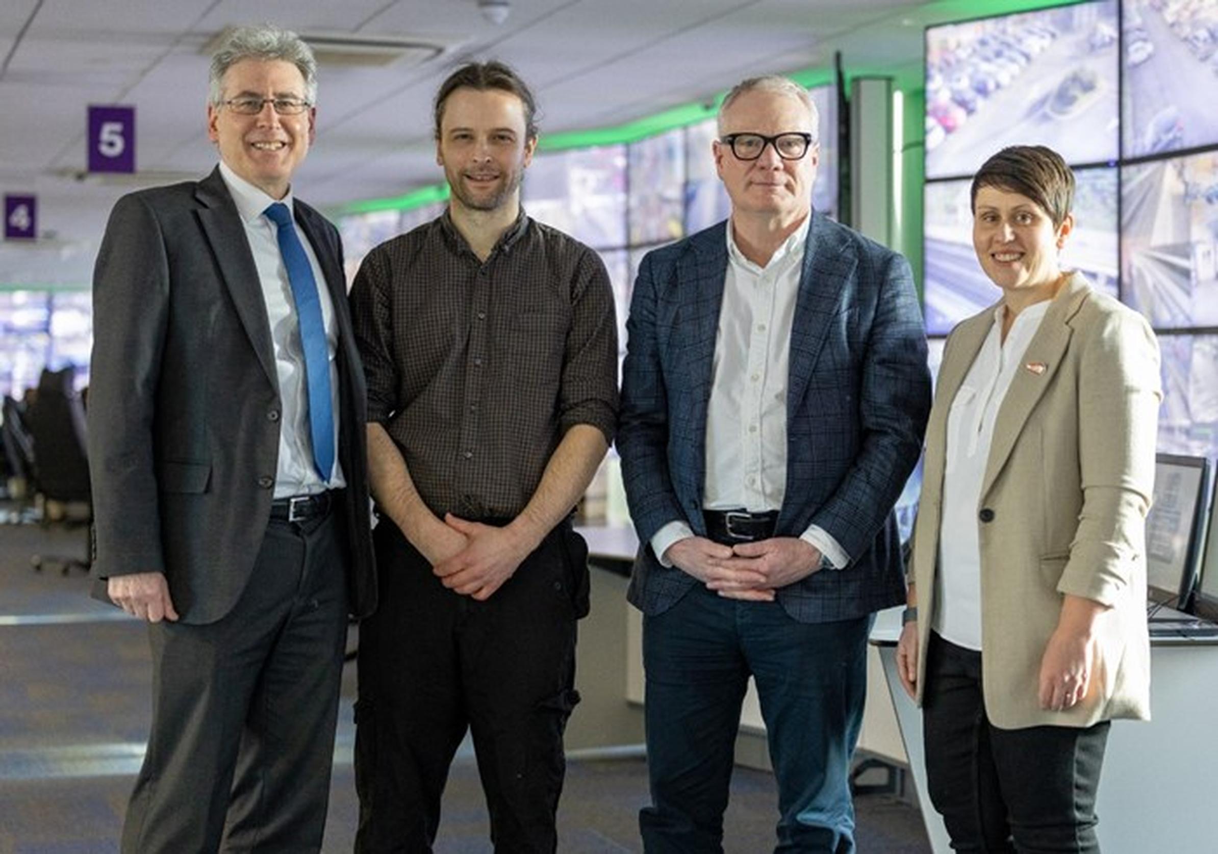 From left: Simon Foster, Mat MacDonald, Richard Parker, and Beccy Marston