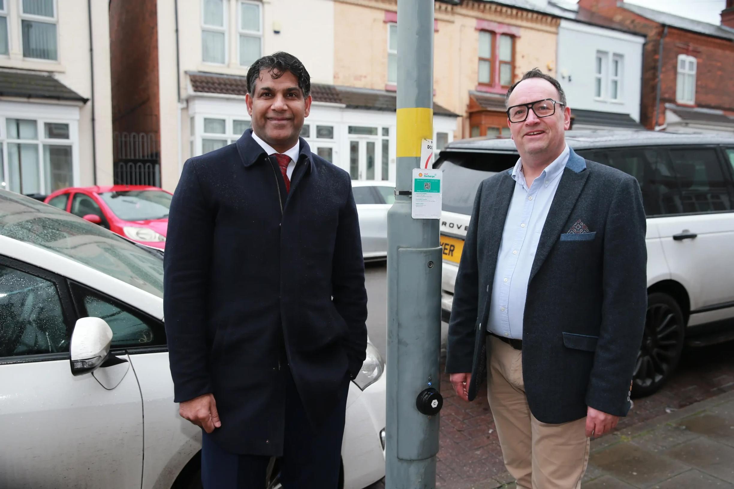 Cllr Majid Mahmood and Stuart Wilson