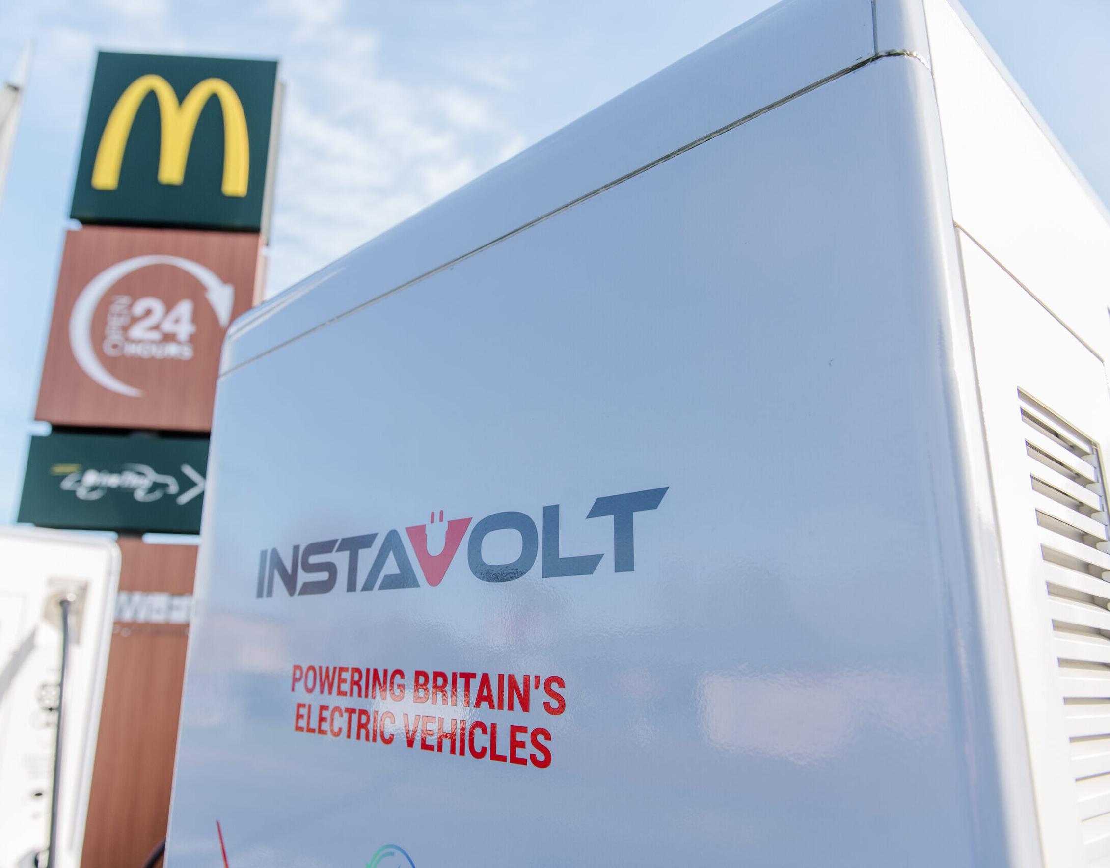 McDonald’s unveils InstaVolt charging point in Clacton-on-Sea