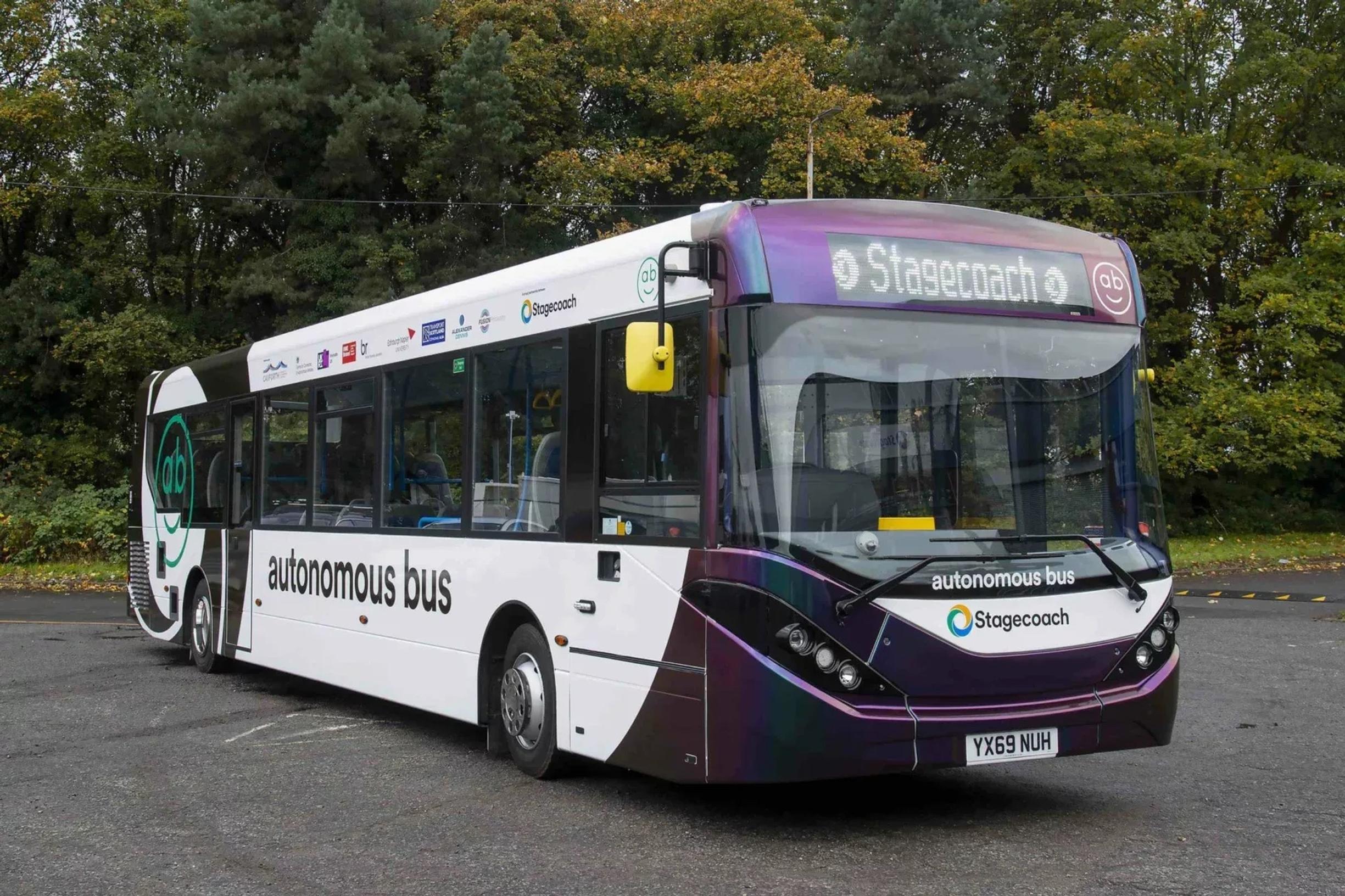 End of the road: the Stagecoach CAV Forth driverless bus service was Britain’s first full-sized autonomous route but is now stopped