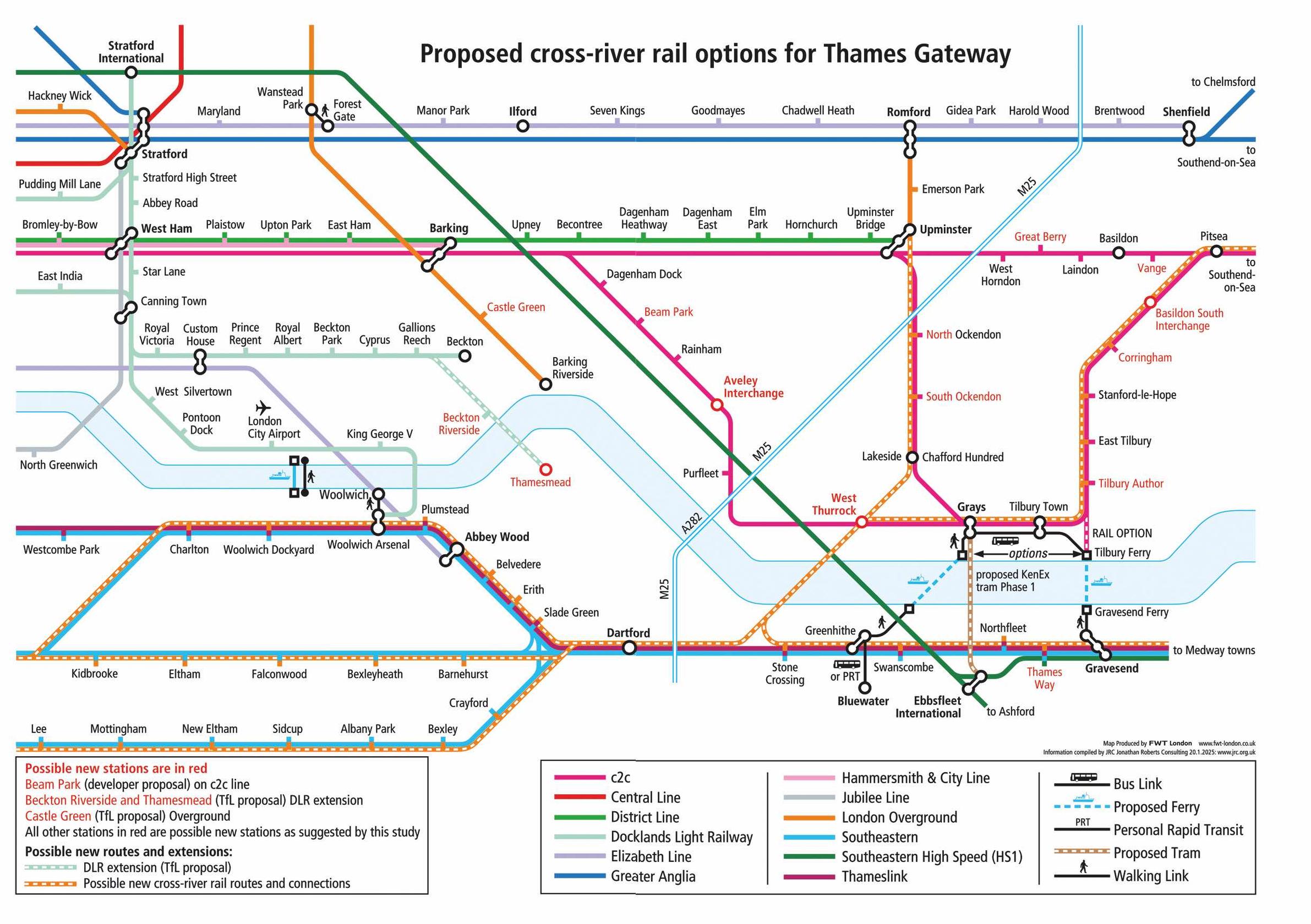 The report maps local network capacity and possible additional links