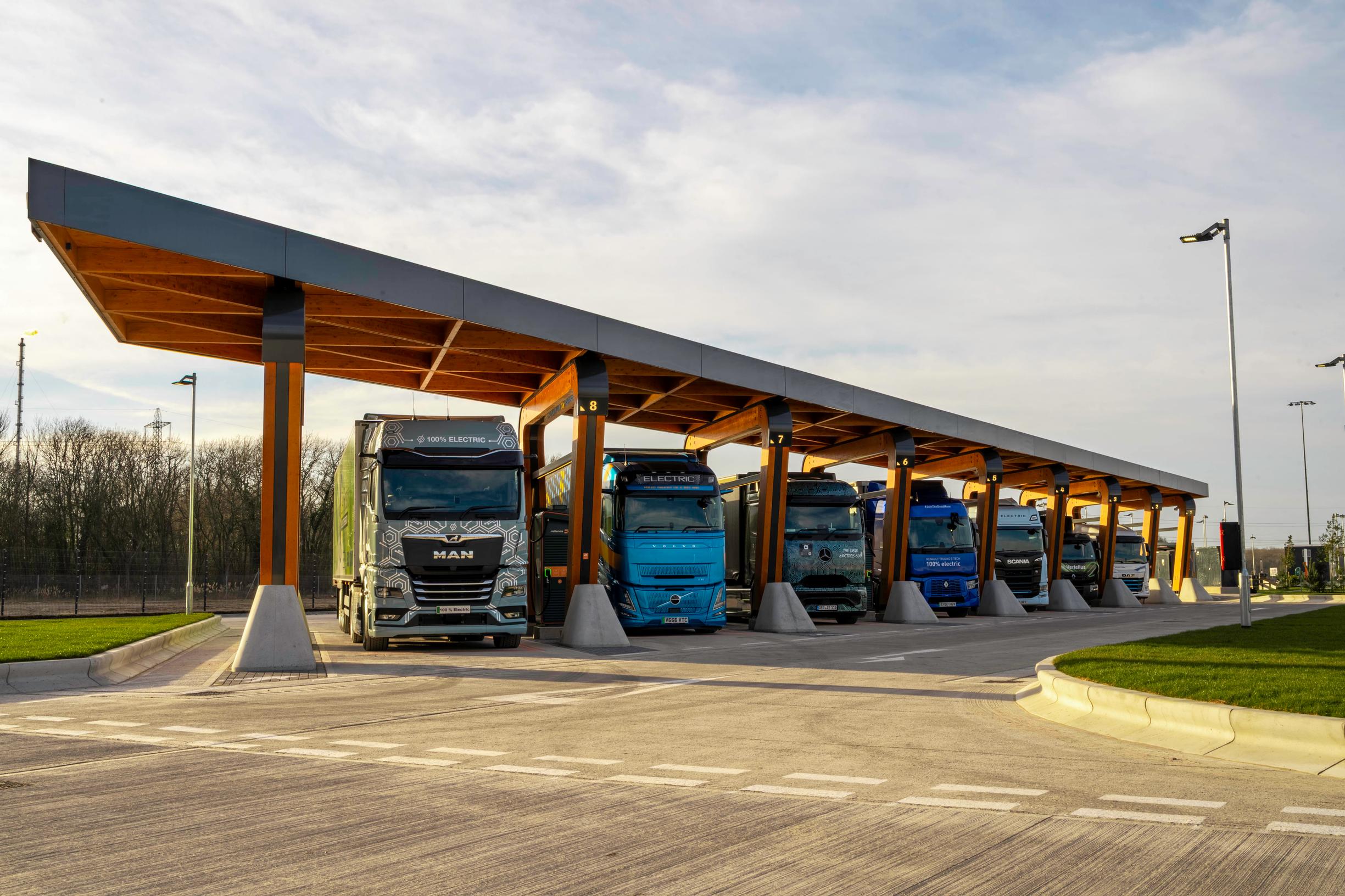 HGV charging hub opens at Immingham