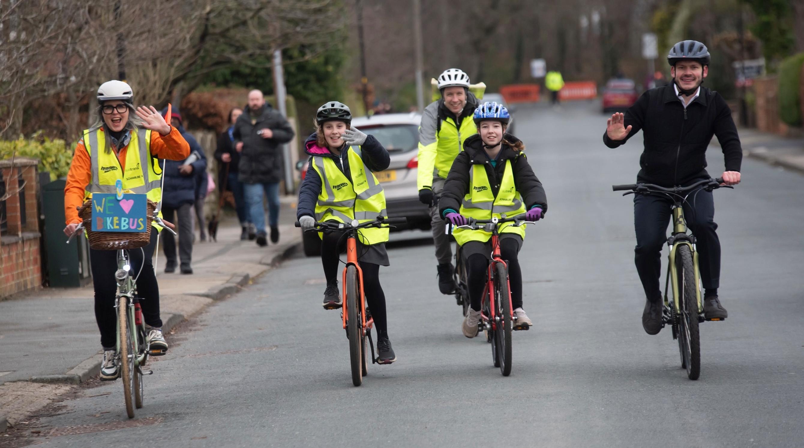 North Yorkshire`s first `Bike Bus`