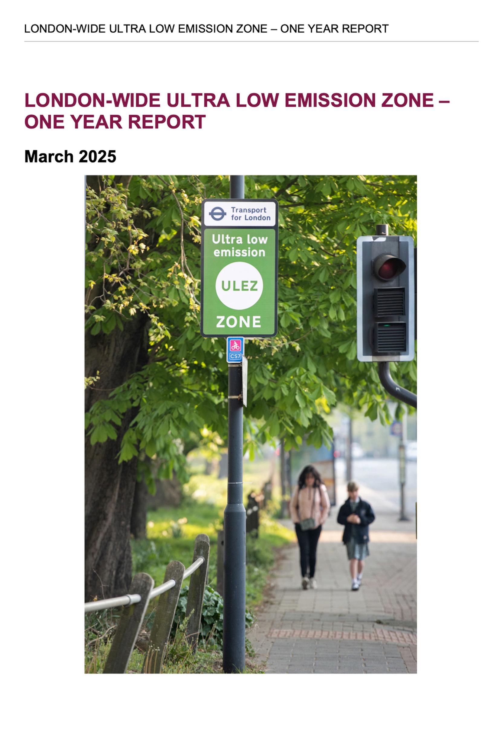 ULEZ expansion reduced emissions without harming economy, says report